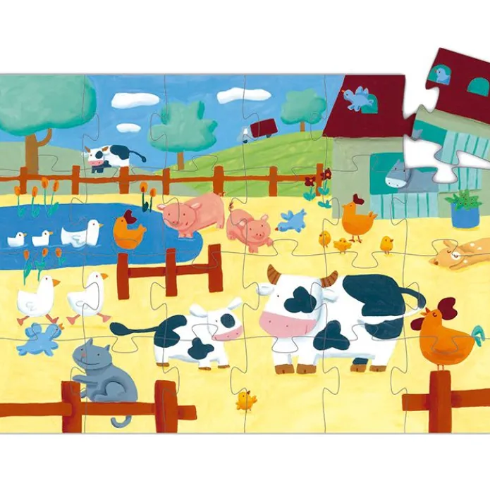 Puzle silueta Vaca 24 piezas - Djeco