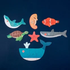 Puzles reversibles y progresivos animales del mar Blue (7) - Londji