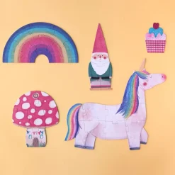 Puzles reversibles y progresivos Happy Birthday Unicorn (5) - Londji