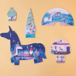 Puzles reversibles y progresivos Happy Birthday Unicorn (5) - Londji