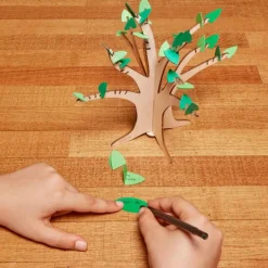 Árbol de gratitud de madera - Pratt Kikkerland