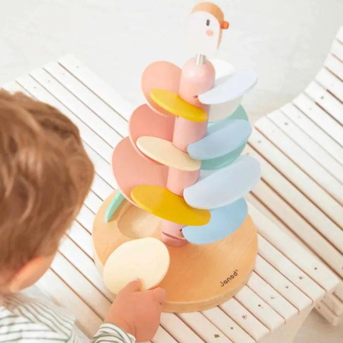 Árbol musical de madera pájaro Sweet Cocoon - Janod