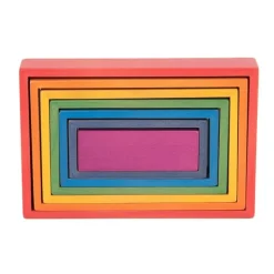 Rectángulos de madera de colores (7)- TickiT