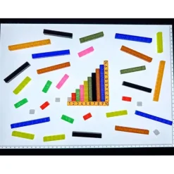 Regletas cuisenaire translúcidas (100) - Sumando Momentos