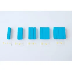 Regletas de madera de colores - Montessori