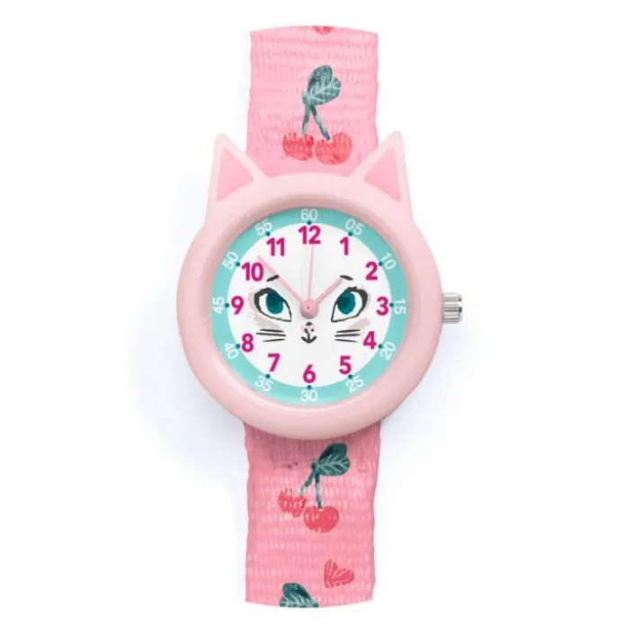Reloj analógico Ticlock Gato - Djeco