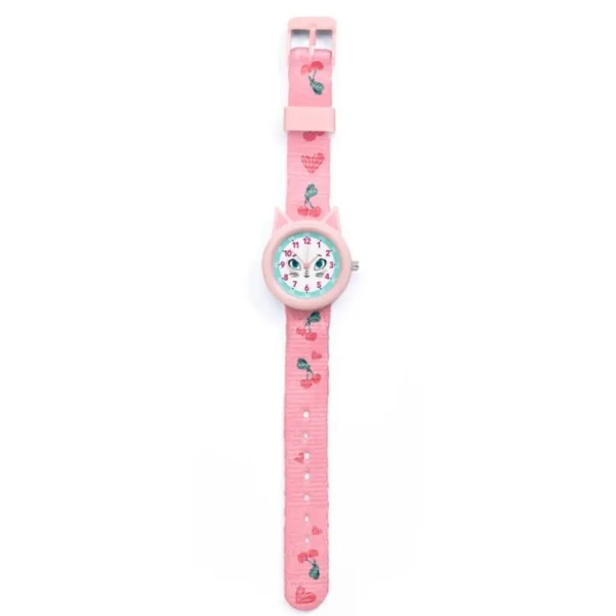 Reloj analógico Ticlock Gato - Djeco