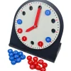 Reloj de madera con manillas móviles - Montessori