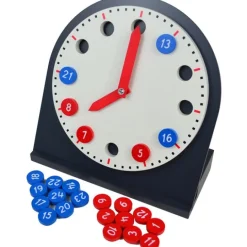 Reloj de madera con manillas móviles - Montessori