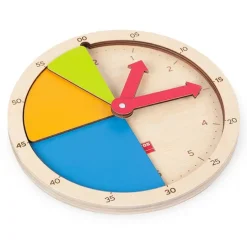 Reloj de madera para construir la hora - Akros