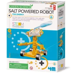 Robot accionado por agua salada - Green Science - 4M