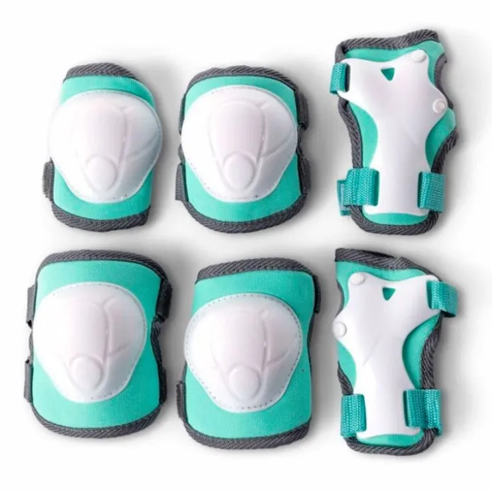 Rodilleras, coderas y guantes verdes - Yvolution