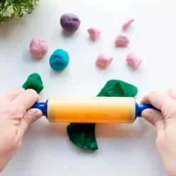 Rodillo con doble mango para plastilina - Deukaliptus
