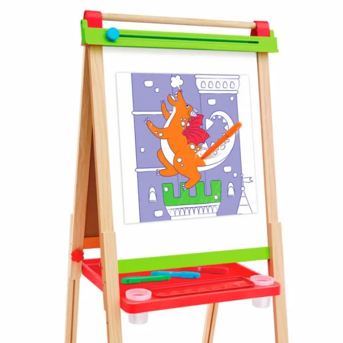 Rollo de papel para colorear 5 metros Castillos - Hape