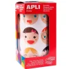 Rollo de 360 pegatinas Gomets emociones - Apli