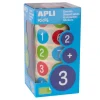Rollo de 900 pegatinas Gomets Números - Apli
