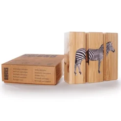 Rompecabezas 3 bloques de madera Animales selva - Nowordbooks