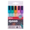 Rotuladores de tiza líquida borrable colores pastel (5) - Apli