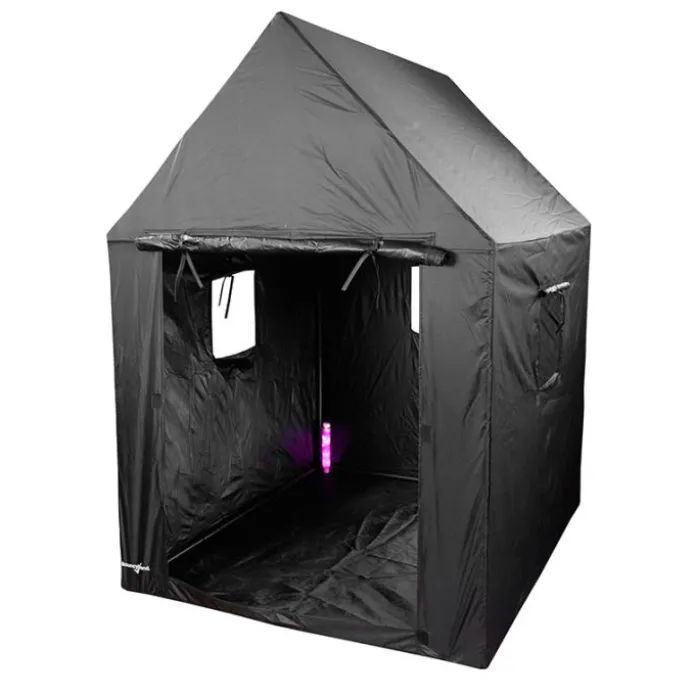 Sala sensorial negra con ventanas - Playlearn