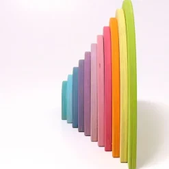Semicírculos de madera colores pastel (11) - Grimm's