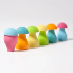 Setas de madera colores pastel (6) - Grimm's
