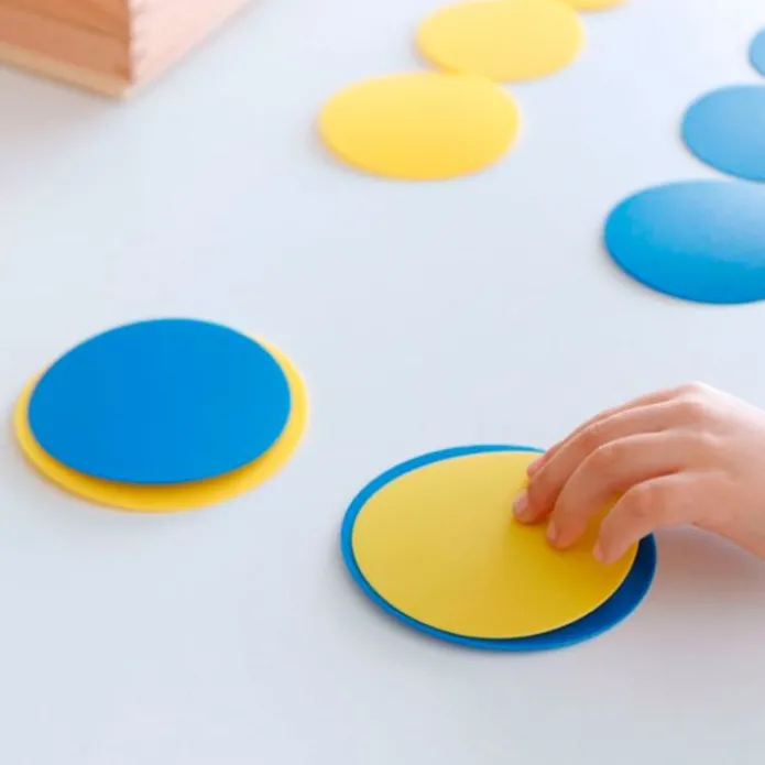 Set 3 cajas de madera para geometría ornamental - Montessori