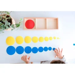 Set 3 cajas de madera para geometría ornamental - Montessori