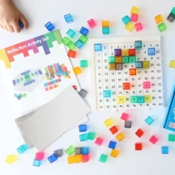 Set de actividades reflexión y simetría con cubos - EDX Education
