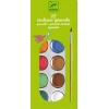 Set de 12 acuarelas con pincel - Djeco