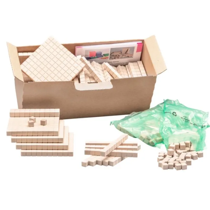 Set de base 10 de madera 432 piezas - Wissner
