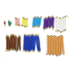 Set de cadenas cortas de perlas - Montessori
