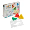 Set de 8 ceras triangulares ergonómicas y 6 plantillas - Primo