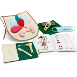 Set de cirugía de madera y tela - PlanToys