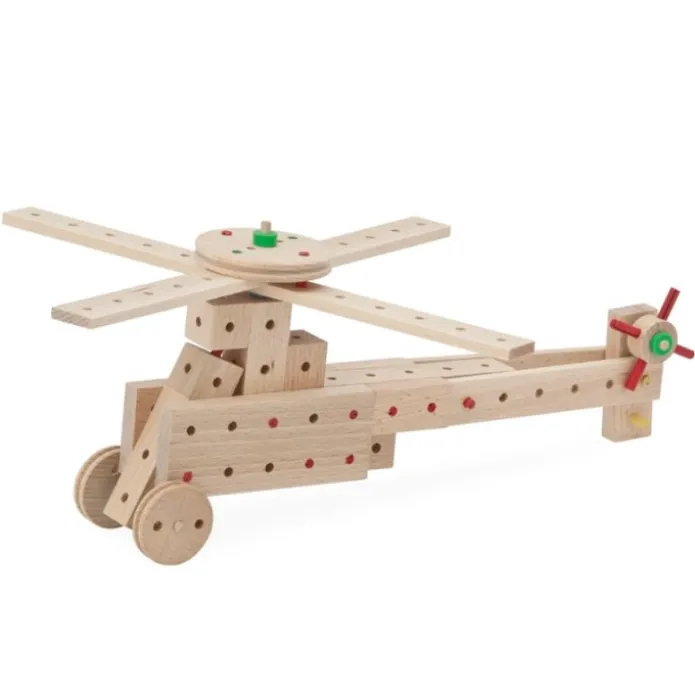 Set de construcción de madera Explorer 222 piezas - Matador