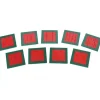 Set de 9 cuadrados de metal - Montessori