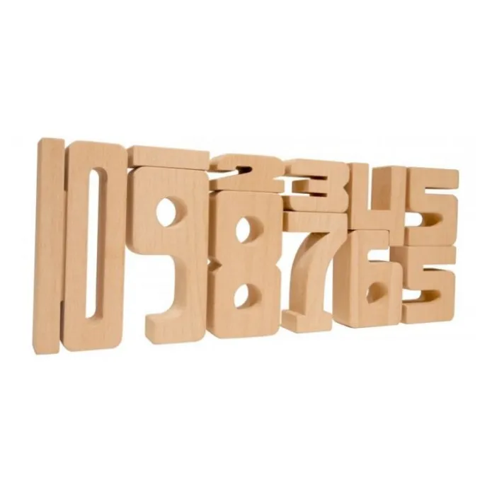 Set de iniciación mini números de madera para aprender matemáticas (38) - SumBlox