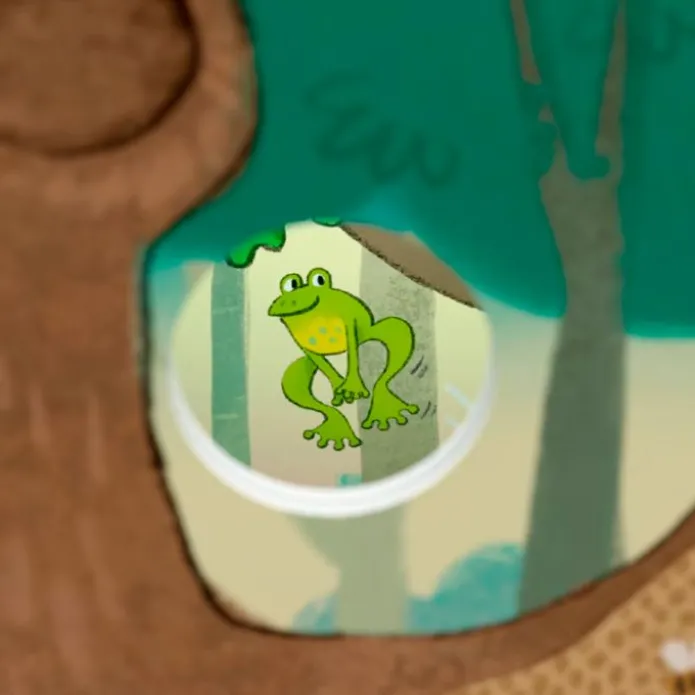 Set de 2 juegos de observación y memoria Pandilla del Bosque Mis primeros juegos - Haba