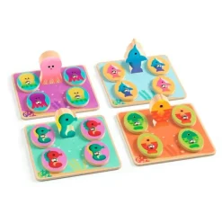 Set de 4 juegos Ludo Sea - Djeco
