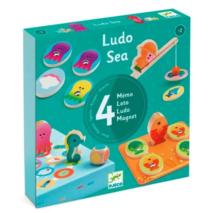 Set de 4 juegos Ludo Sea - Djeco