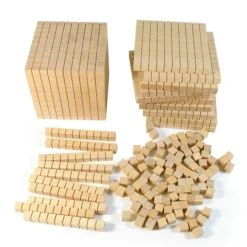 Set de madera para base de 10 - Montessori