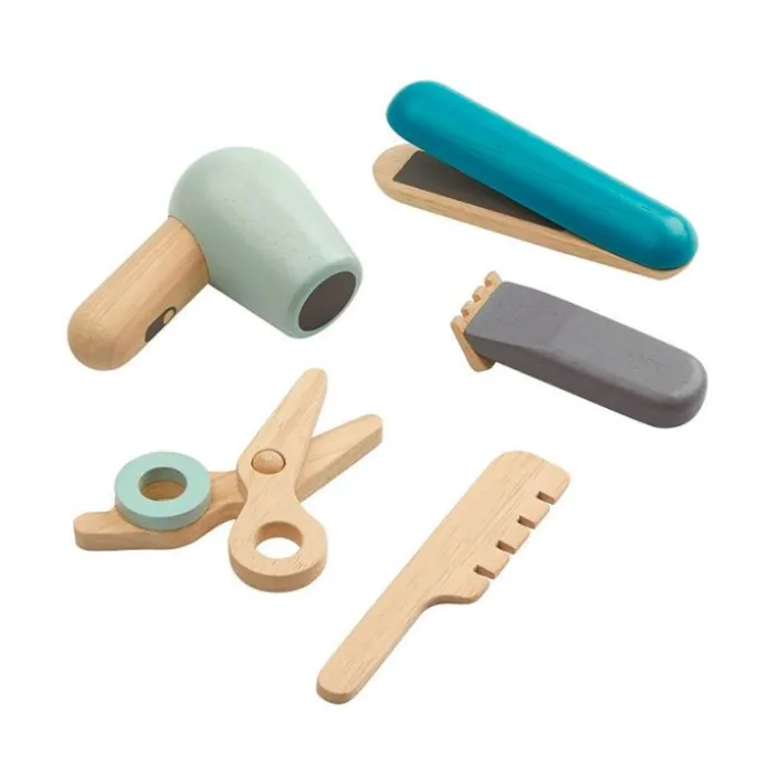 Set de peluquería con accesorios de madera - PlanToys