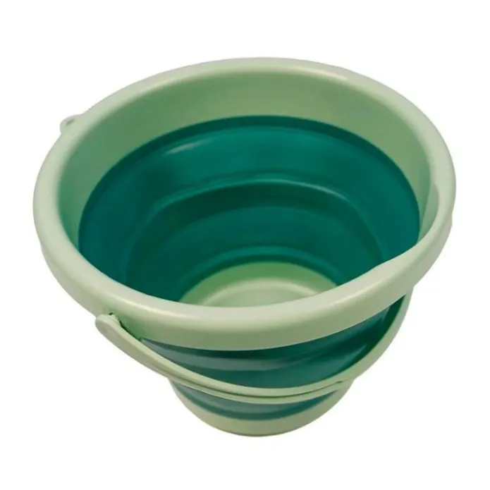 Set de playa compacto verde con 7 piezas Bioplástico - CompacToys