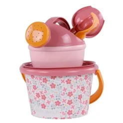 Set de playa rosa con flores - Little Dutch