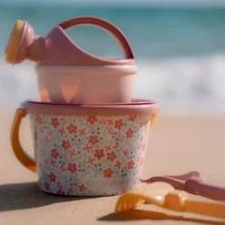 Set de playa rosa con flores - Little Dutch