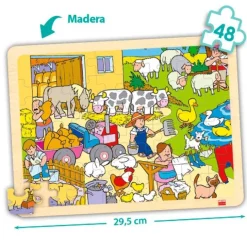Set de 4 puzles de madera: Lugares - Akros