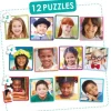 Set de 12 puzles: niños felices del mundo - Akros