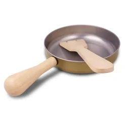 Set de utensilios de cocina de madera y metal - PlanToys