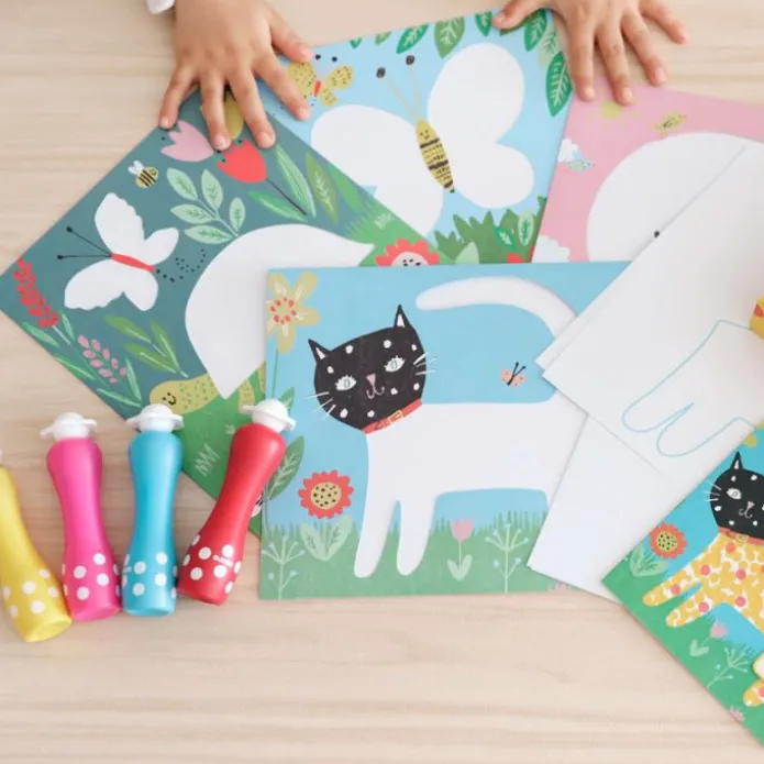 Set para colorear con puntos - Djeco