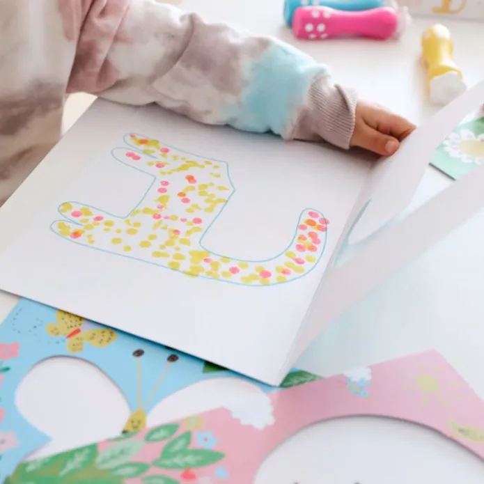 Set para colorear con puntos - Djeco