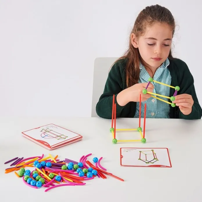 Set para construir formas geométricas con 144 piezas - EDX Education